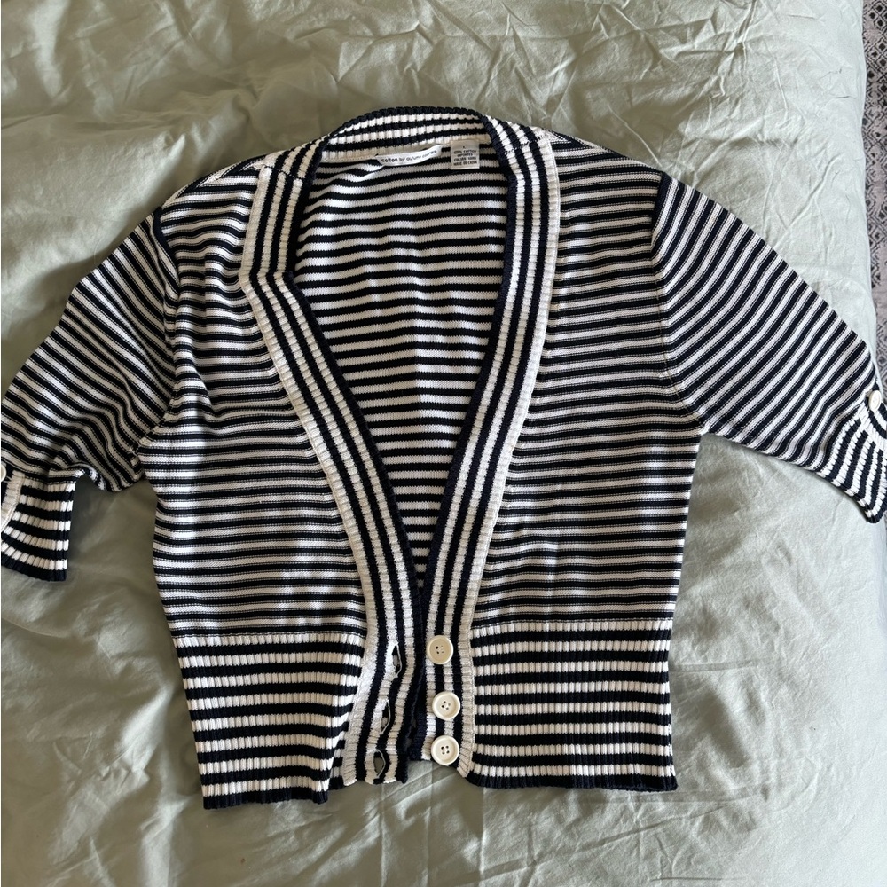 Striped cardigan from cotton by autumn cashmere - Picture 4 of 5